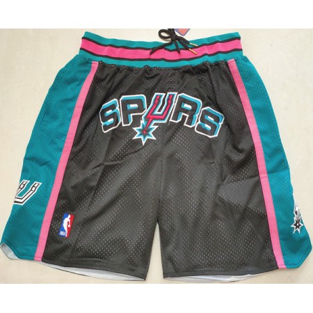 NBA San Antonio Spurs Uomo Pantaloncini Tascabili M003 Swingman